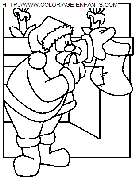 christmas santa claus coloring