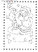 christmas santa claus coloring