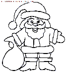 christmas santa claus coloring