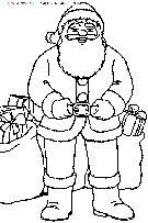 christmas santa claus coloring