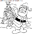 christmas santa claus coloring