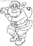 christmas santa claus coloring