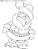 christmas santa claus coloring