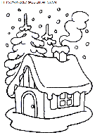 christmas scenery coloring