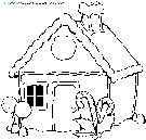 christmas scenery coloring