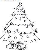 christmas christmas trees coloring