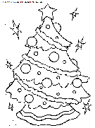 christmas christmas trees coloring