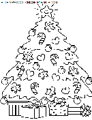 christmas christmas trees coloring