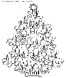 christmas christmas trees coloring