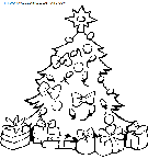 christmas christmas trees coloring