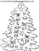 christmas christmas trees coloring