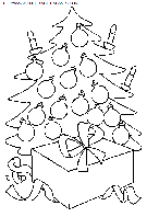 christmas christmas trees coloring