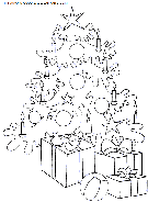 christmas christmas trees coloring