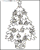 christmas christmas trees coloring