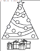 christmas christmas trees coloring