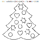 christmas christmas trees coloring