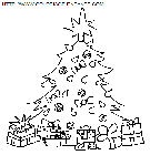 christmas christmas trees coloring