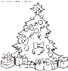 christmas christmas trees coloring