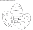 easter eggs coloring