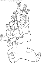 brother bear coloring