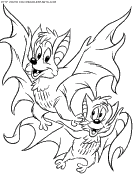 halloween animals coloring book pages to print - Free halloween animals