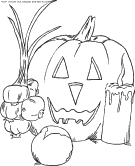 halloween pumpkins coloring