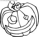  Halloween Pumpkins coloring book pages