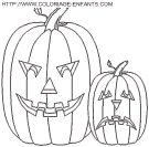halloween-pumpkins coloring book pages