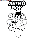 astro boy coloring