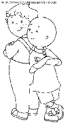 caillou coloring
