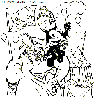 felix the cat coloring