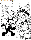 felix the cat coloring