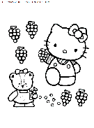 hello-kitty coloring book pages