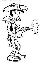 lucky luke coloring