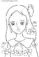 princess sarah coloring