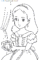 princess sarah coloring