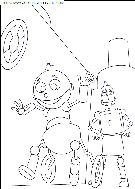 robots coloring