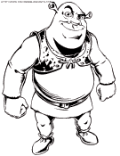 shrek coloring