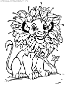 lion king coloring