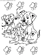 101 dalmatians coloring