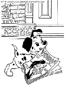 101 dalmatians coloring