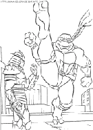 teenage mutant ninja turtles coloring