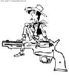 lucky luke coloring