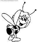 maya the bee coloring