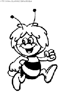 maya the bee coloring