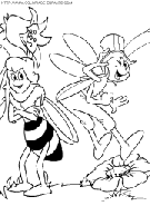 maya the bee coloring