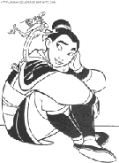 mulan coloring