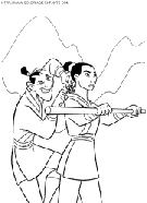 mulan coloring book pages