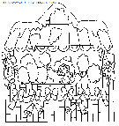 houses coloring