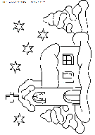 houses coloring